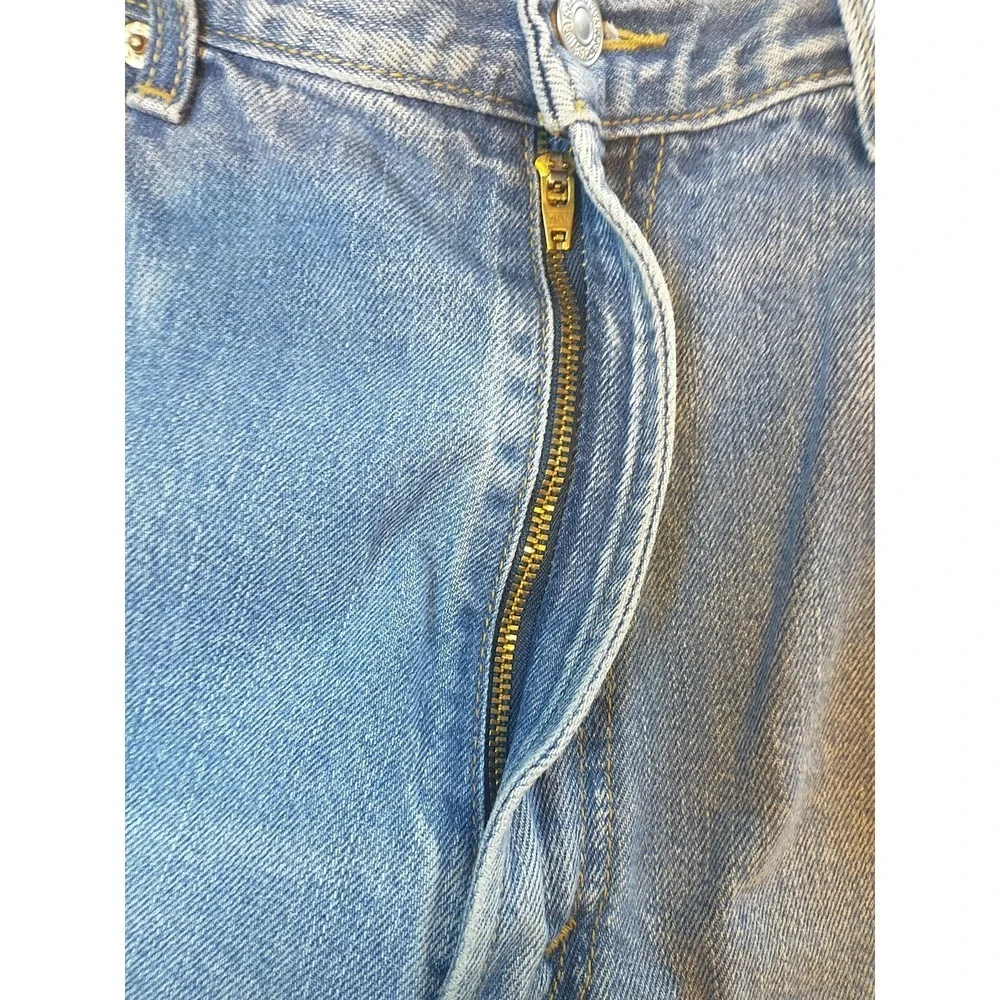 Levis 550 Relaxed Fit Mens Light Wash Blue Denim Jeans W36 L29 Vintage Style